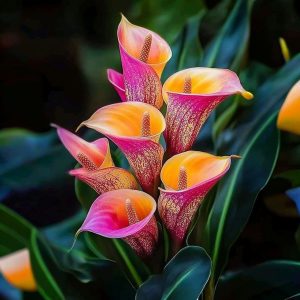 Калла Оникс купить по цене от 450р. в интернет-магазине «Посадика» с доставкой почтой в в Дагестанские Огние и по всей России – [изображение №1].