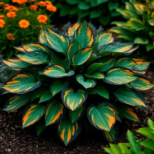 Хоста Бархатный Полог купить по цене от 560р. в интернет-магазине «Посадика» с доставкой почтой в в Дагестанские Огние и по всей России – [изображение №1].